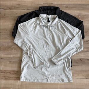Soybu Men's Black and Gray Lightweight Shirt Jacket